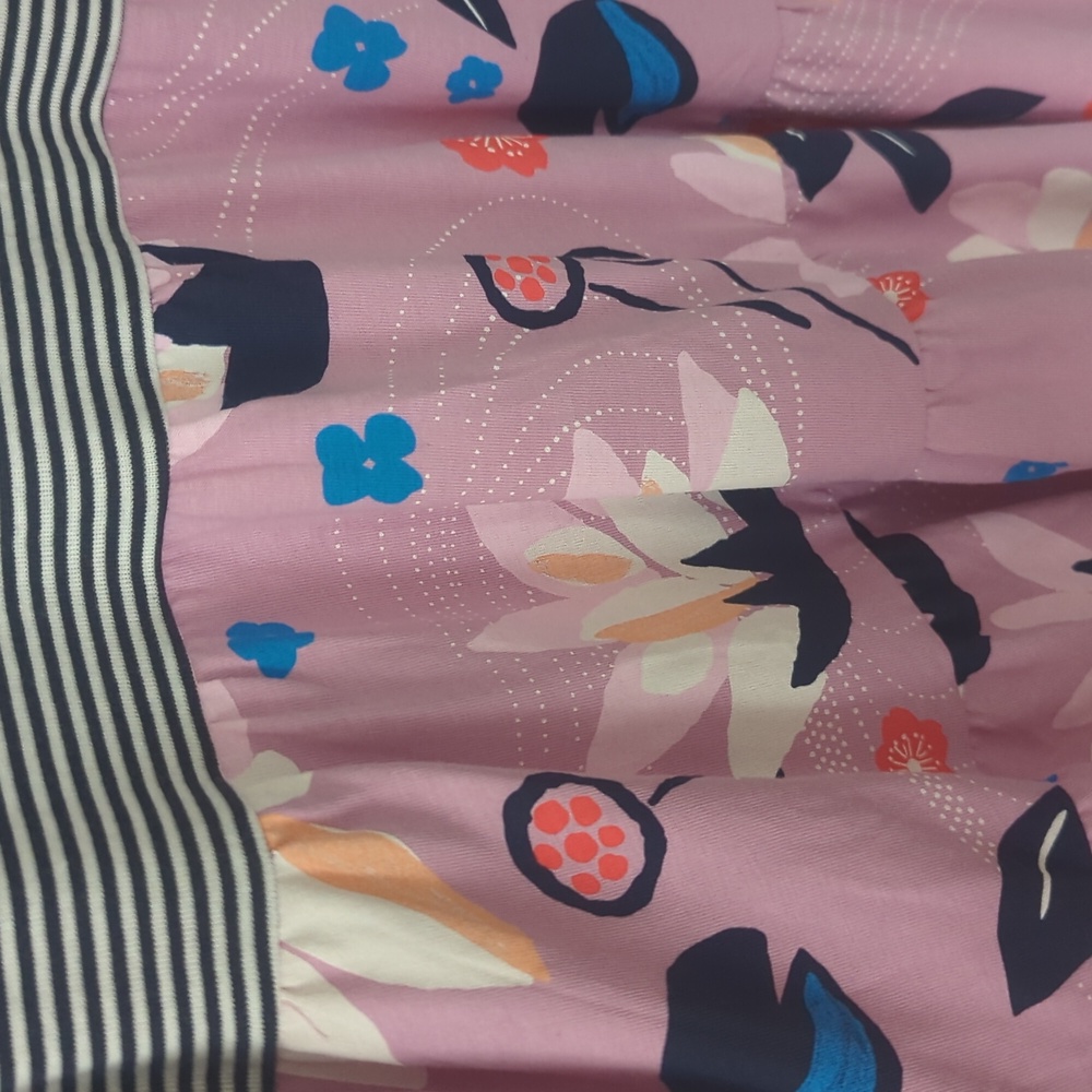 Girls dress by Tea Collection, Floral/stripes pattern Size 10
